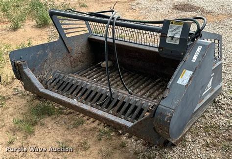 skid steer rock picker bucket kwik pik for sale|ez pick skid steer attachment.